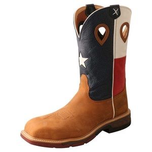 TWISTED X MENS TEXAS FLAG NANO STEEL TOE BOOT